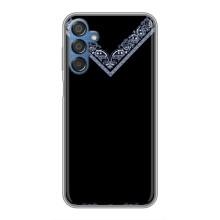Силиконовый Чехол на Samsung Galaxy M15 (M156) (Воротник вышиванки)
