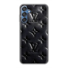 Текстурный Чехол Louis Vuitton для Самсунг Галакси М15 (Черный ЛВ)