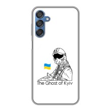 Защитные чехлы (Призрак Киева) для Samsung Galaxy M15 (M156) (AlphaPrint) (Летчик Киева)