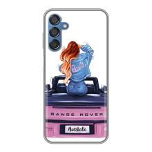 Силиконовый Чехол на Samsung Galaxy M15 (M156) с картинкой Стильных Девушек (Девушка на машине)