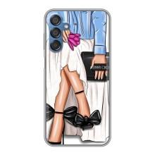 Силиконовый Чехол на Samsung Galaxy M15 (M156) с картинкой Стильных Девушек (Мода)