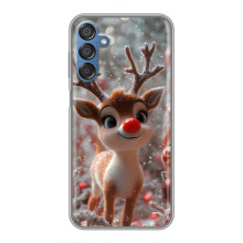 Яркий чехол для Samsung Galaxy M15 (M156) с Зимними Оленятами