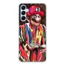 Брендновые Чехлы для Samsung Galaxy M16 - (PREMIUMPrint) (Mario LV)