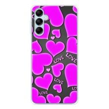 Чехлы для любимой на Гелекси М16 (VPrint) (Pink hearts)