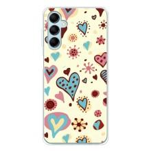 Чехлы для любимой на Гелекси М16 (VPrint) (Сердечки)
