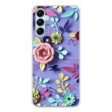 Чохли з квітами для Samsung Galaxy M16 (VPrint) (Дизайн квітів)