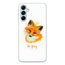 Чехлы с картинкой Лисички для Samsung Galaxy M16 (VPrint) (Девочка Лиса)