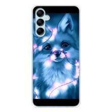 Чехлы с картинкой Лисички для Samsung Galaxy M16 (VPrint) (Яркая лисичка)