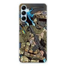 Чехлы с картинкой ЗСУ для Samsung Galaxy M16 (AlphaPrint) (Воин ВСУ)