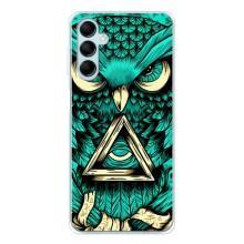Чохли з принтом СОВИ для Samsung Galaxy M16 – Зелена сова