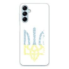Чохли для Samsung Galaxy M16 Укр. Символіка (AlphaPrint) (Герб з букв)