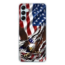 Чехол Флаг USA для Samsung Galaxy M16 – Флаг USA