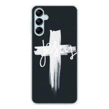 Чехол для Samsung Galaxy M16 (AlphaPrint) - (Христианские) (Иисус)