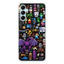 Чехол майнкрафт для Samsung Galaxy M16 – Все персонажи