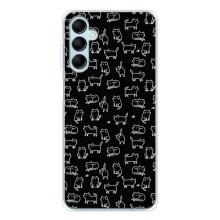 Чехол на тематику: Коты для Samsung Galaxy M16 – Котики на черном