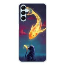 Чехол на тематику: Коты для Samsung Galaxy M16 – Встреча