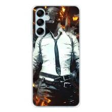 Силиконовый чехол с картинкой "Герой Pubg" на Samsung Galaxy M16 – Man Пубг