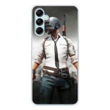 Силиконовый чехол с картинкой "Герой Pubg" на Samsung Galaxy M16 – Пабг