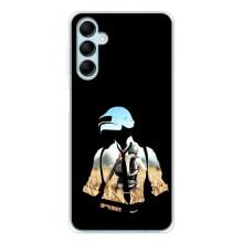 Силиконовый чехол с картинкой "Герой Pubg" на Samsung Galaxy M16 – Пубг мен