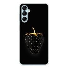 Чехол с изображением  вкусной еды для Samsung Galaxy M16 – Чёрная клубника