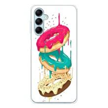Чехол с изображением  вкусной еды для Samsung Galaxy M16 – Сочные пончики