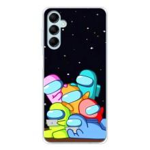 Чехол Амонг Ас для Samsung Galaxy M16 (AlphaPrint) (Скины в космосе)