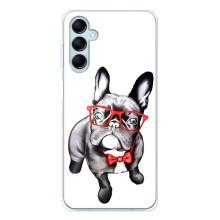 Бампер для Samsung Galaxy M16 з картинкою "Песики" (В окулярах)