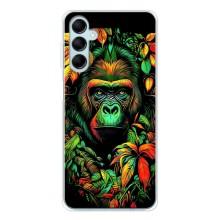 Чехол с Обезьянами Samsung Galaxy M16 - (AlphaPrint) (Обезьяна в тропиках)