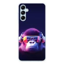 Чехол с Обезьянами Samsung Galaxy M16 - (AlphaPrint) (Стильная обезьяна)