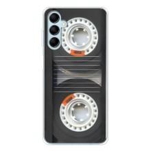 Чехол с Прикольным принтом на Samsung Galaxy M16 – Кассета магнитофона