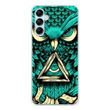 Чехол с птицами на Samsung Galaxy M16 (VPrint) (Сова с глазом)