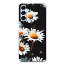 Чехол с ромашками на Samsung Galaxy M16 – Белые ромашки