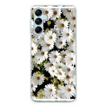 Чехол с ромашками на Samsung Galaxy M16 – Рамка в ромашках