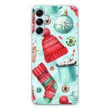 Чехол Санта Клаус для Samsung Galaxy M16 – Одежда
