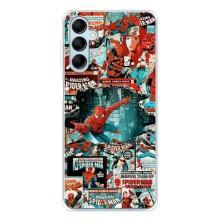 Чехол Супергерой Человека Паука на Samsung Galaxy M16 – Комиксы Человек Паук
