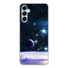 Чехол (ТПУ) с планетами на Samsung Galaxy M16 – Космический вид