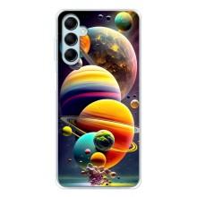 Чехол (ТПУ) с планетами на Samsung Galaxy M16 – Солнечна система