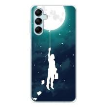 Чехол (ТПУ) с планетами на Samsung Galaxy M16 – To The moon