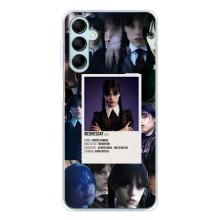 Чохли Венсдей на Samsung Galaxy M16 Уенсдей (AlphaPrint) (колаж Венздей)