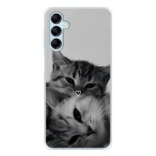 Чохол з малюнком кіт на Samsung Galaxy M16 – Пара котів