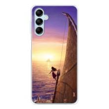 Чехол с мультфильмом Моана Samsung Galaxy M16 (Моана в море)