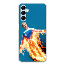 Чехол с принтом Фантастическая четверка для Samsung Galaxy M16 – Человек-Факел
