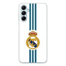 ФК Реал Мадрид чехлы для Samsung Galaxy M16 (AlphaPrint) (Реал Мадрид на белом)