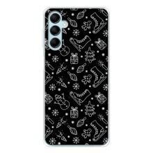 Новогодние, Праздничные Чехлы для Samsung Galaxy M16 - 2024 год (Новогодний фон)