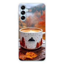 Чехол с уникальным дизайном «Осень с кофе» для Samsung Galaxy M16 – Кофе на природе