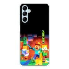 Чехлы для Samsung Galaxy M16 (Персонажи Майн Крафт) (Герой Майнкрафт)