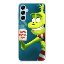 Різдвяні Чохли для Samsung Galaxy M16 (VPrint) (Зелений Грінч)