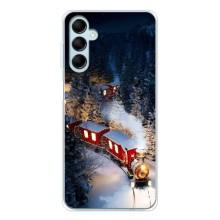 Силиконовый бампер на рождество для Samsung Galaxy M16 (Поезд)