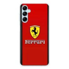Силиконовый бампер с картинкой машины на Samsung Galaxy M16 – Ferrari Logo