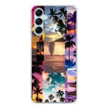 Силиконовый чехол с КАРТИНКАМИ лето для Samsung Galaxy M16 (AlphaPrint) (Летний отпуск)